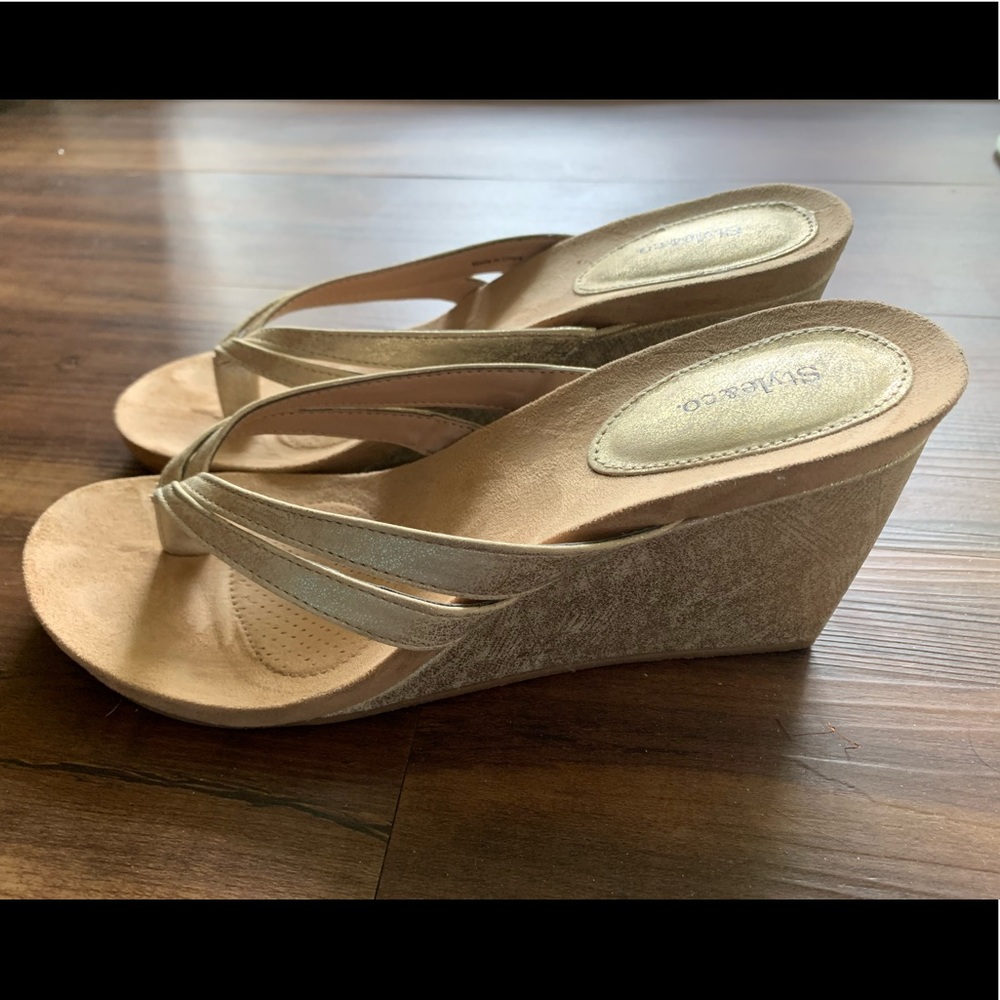 Gold Style & Co Wedges Size 10
